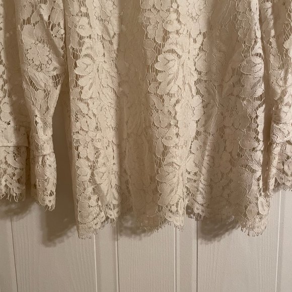 Sanctuary White Lace Crop Top - Picture 2 of 7